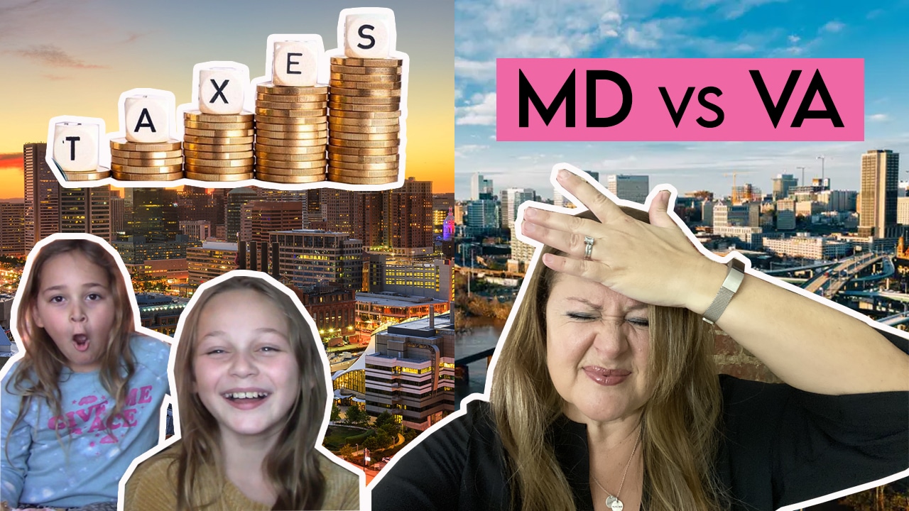 Maryland vs Virginia Taxes Best EXPLAINED! MD vs VA